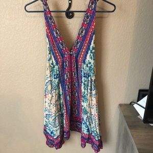 Colorful summer dress! Size small. Worn once!